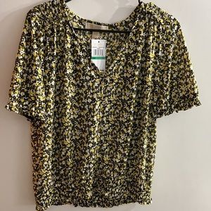 Michael Kors Floral Top / Blouse